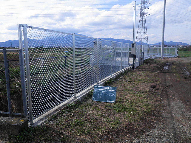 フェンス設置（背面側）