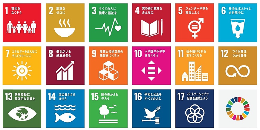 SDGs「17項目」の持続可能な開発目標
